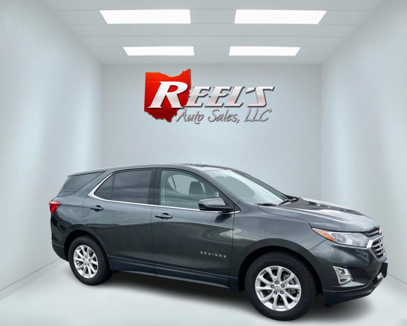 2020 Gray /Black Chevrolet Equinox LT 2WD (3GNAXKEV8LL) with an 1.5L I4 DIR DOHC 16V TURBO engine, 6A transmission, located at 547 E. Main St., Orwell, OH, 44076, (440) 437-5893, 41.535435, -80.847855 - This 2020 Chevrolet Equinox LT FWD is a practical and efficient compact SUV. It's powered by a 1.5L turbocharged I4 EcoTec engine mated to a 6-speed automatic transmission, delivering an impressive 31 mpg on the highway. Exterior features include LED daytime running lights, dusk-sensing headlights, - Photo#2